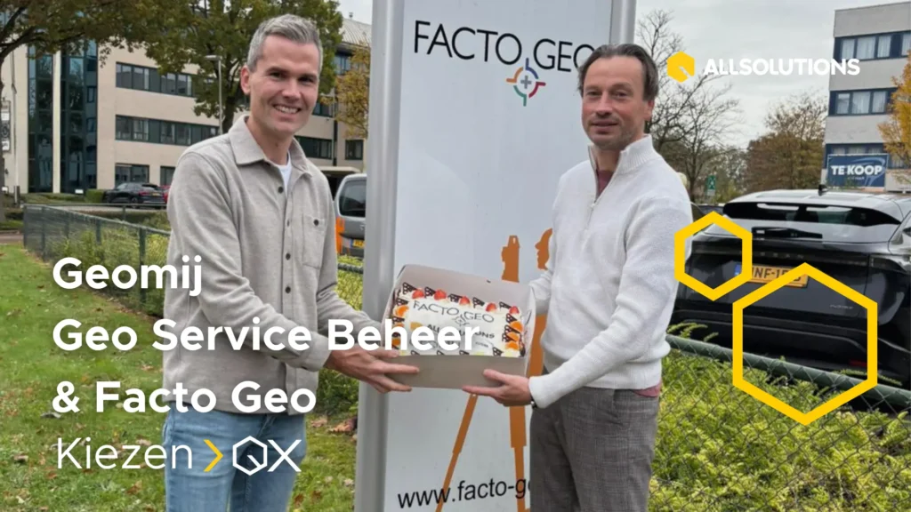 Geomij, Facto Geo & Geo service beheer kiezen voor QX